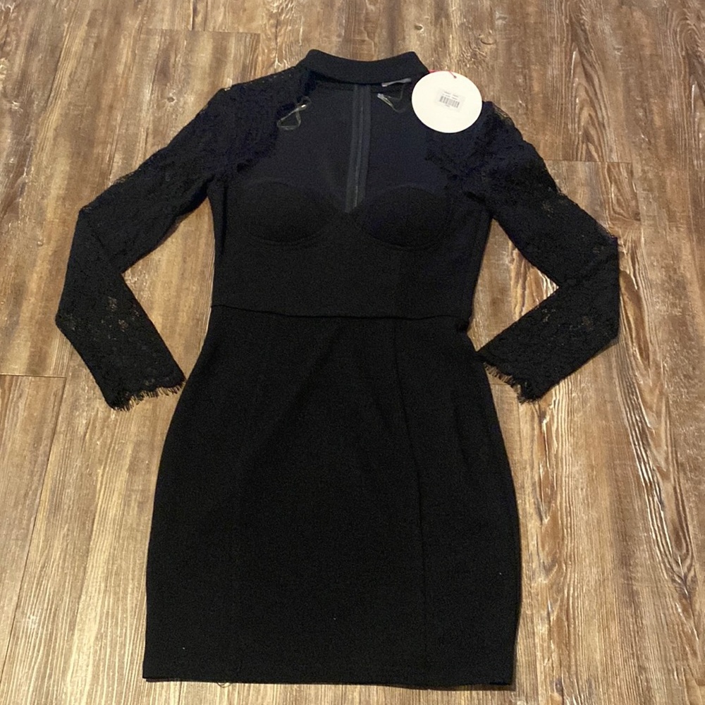 Black Long Sleeve Cocktail Dress